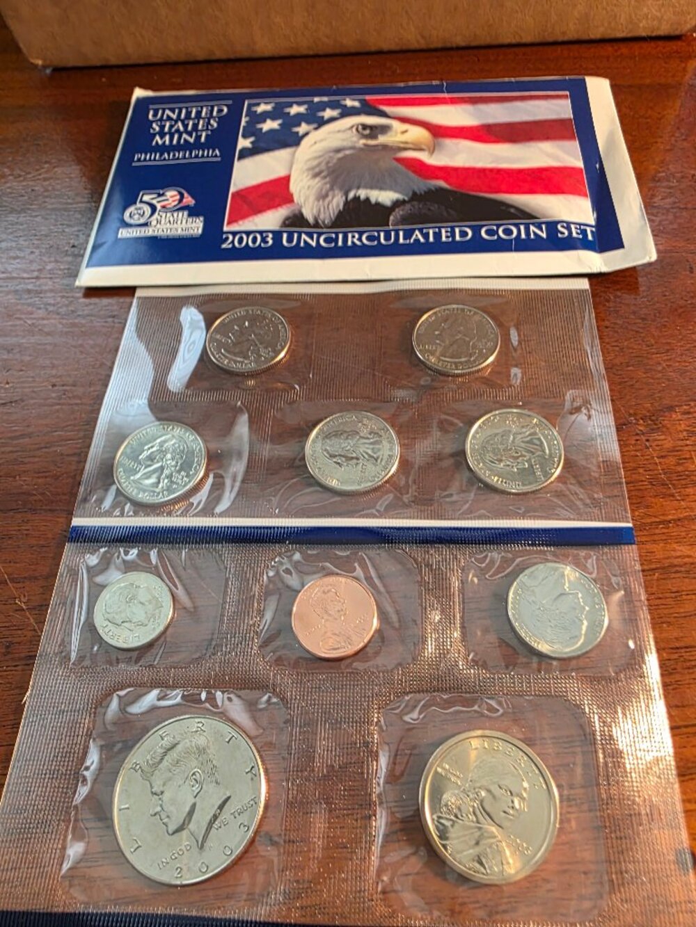 2003 PHILADELPHIA MINT UNCIRCULATED COIN SET